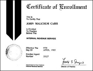 Certificate Of Enrollment